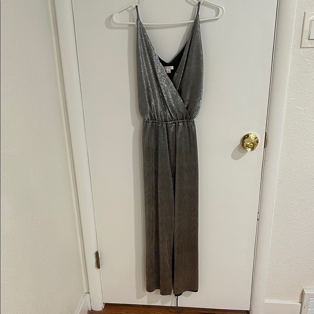 Xhilaration Silver Jumpsuit